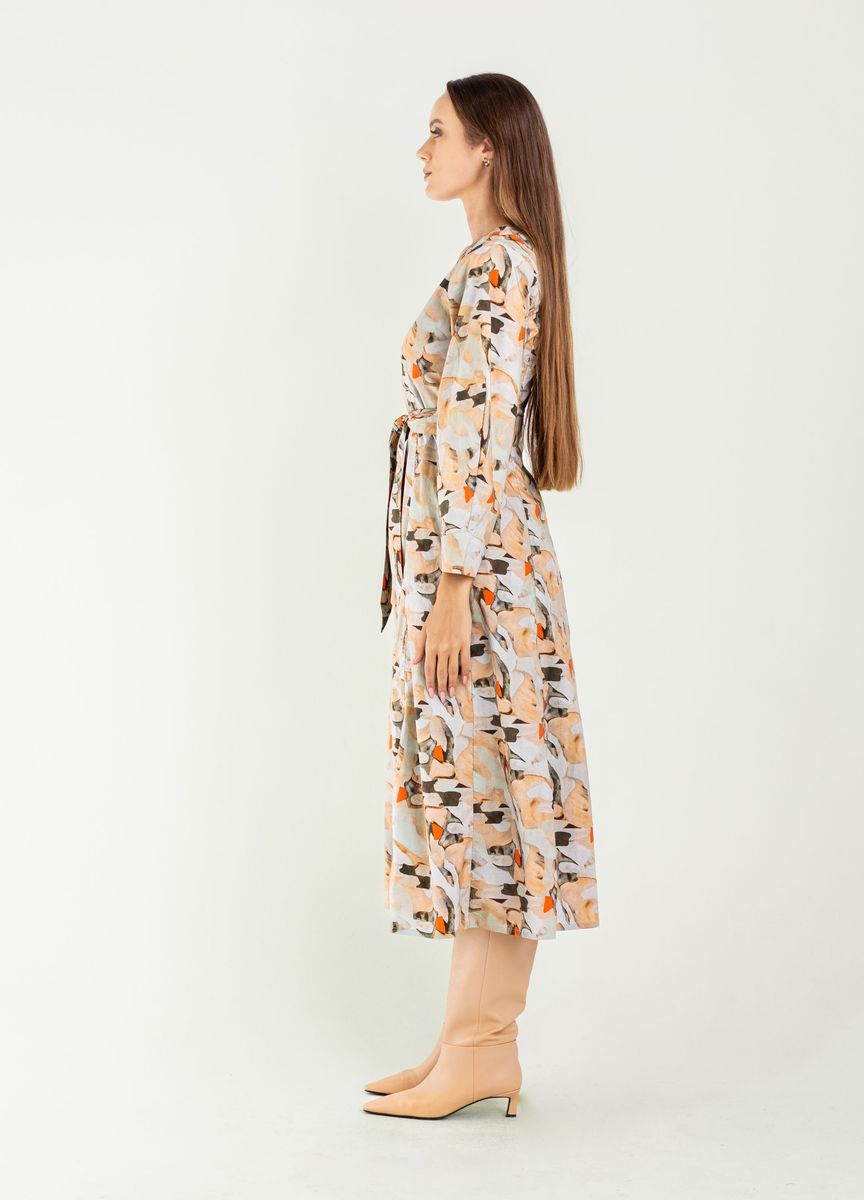 Nora Printed Maxi Dress in bandelier by Bel Kazan