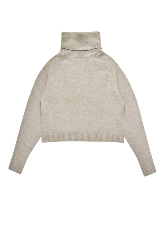 Pugliese Sweater in light grey melange by Deluc