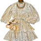 Cassatt Dress in mustard by Deluc
