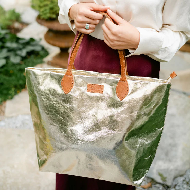 Totty Large Handbag in platino by Uashmama