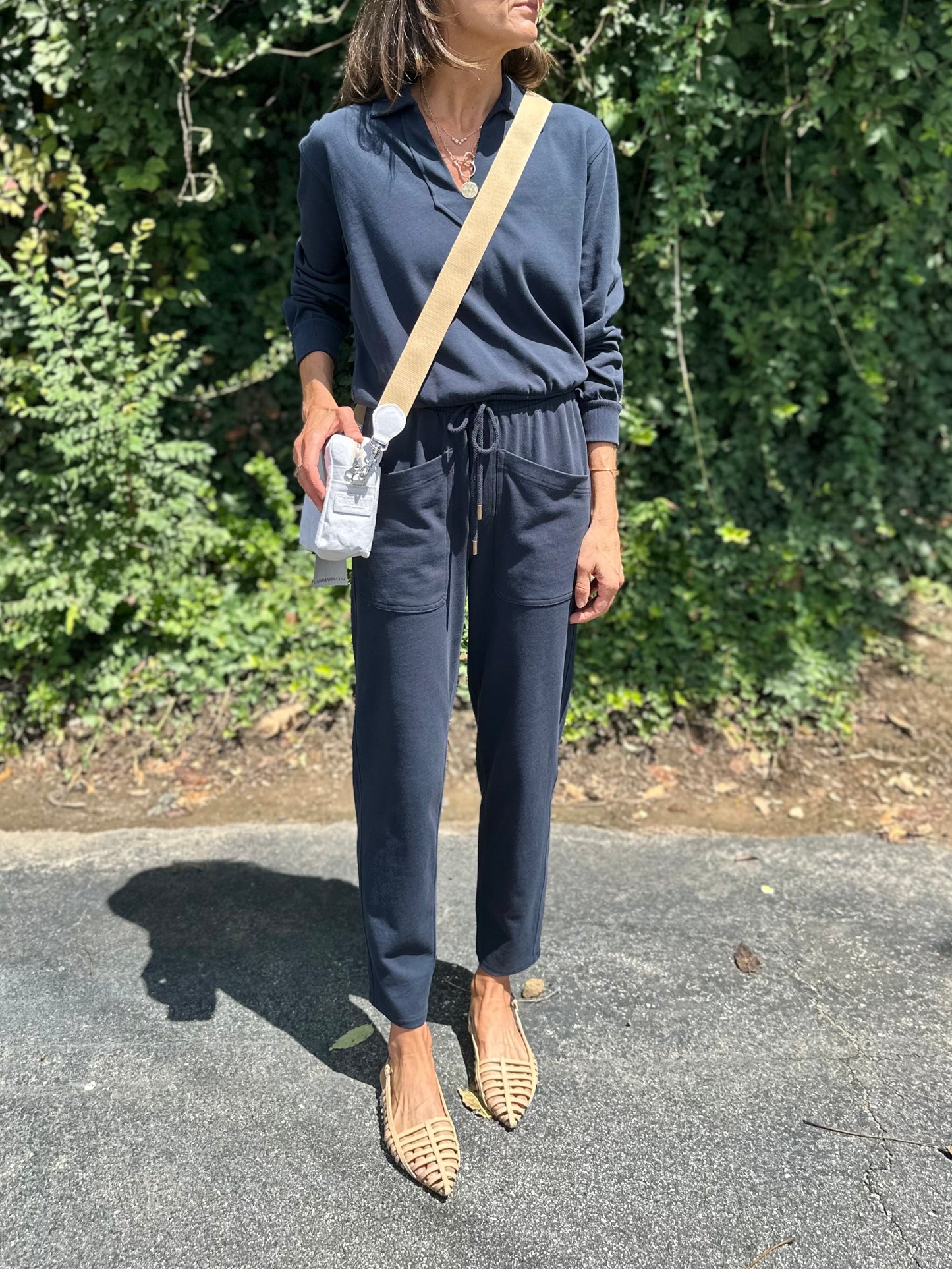 Utility Pocket Pant in navy by Lilla P