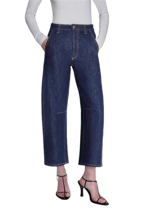 Beau Seamed Crescent Jean in nightfall by Pistola
