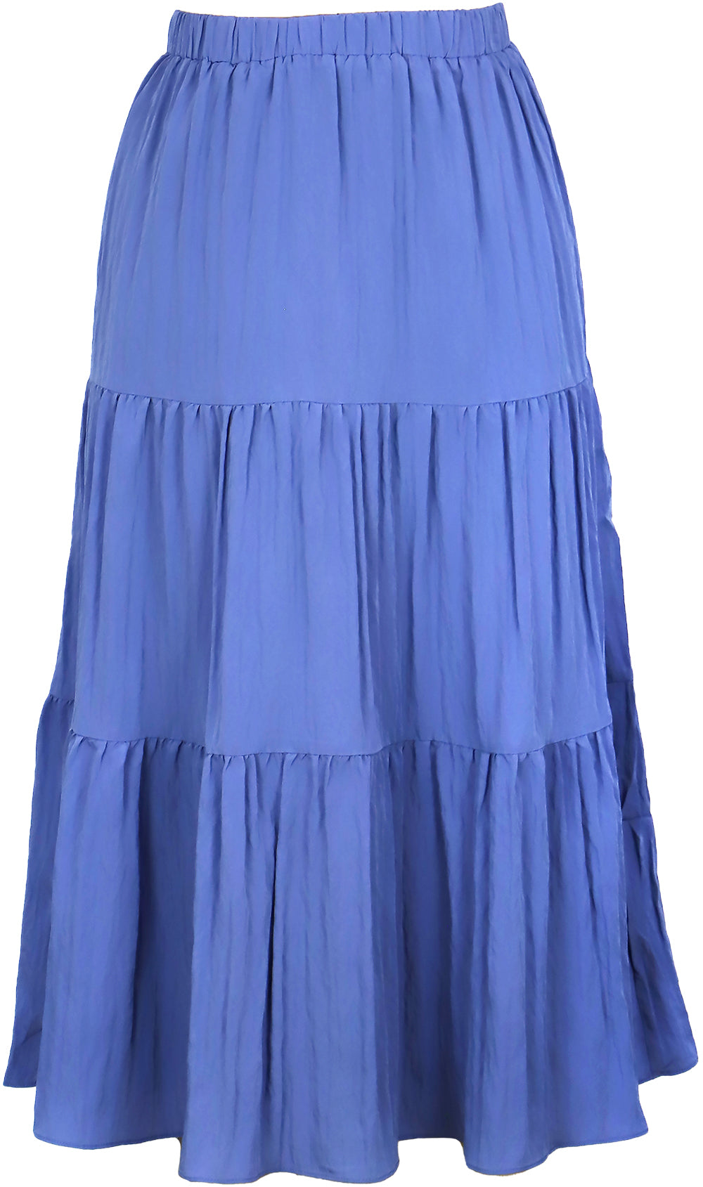 Anne Tiered Skirt in blue by Lucy Paris