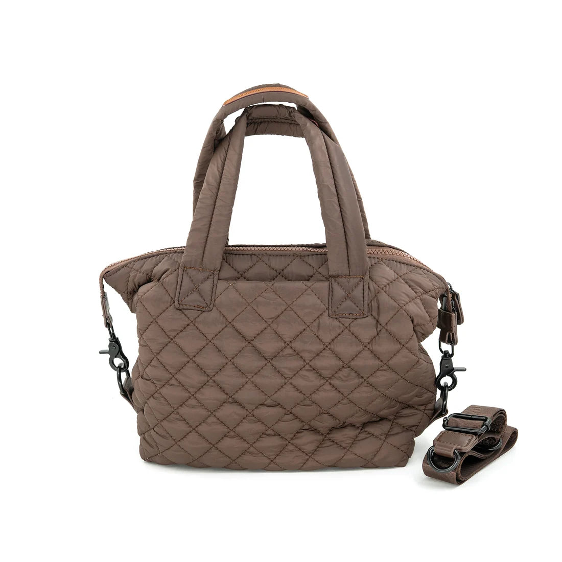Quilted Bag in brown by BC Bags