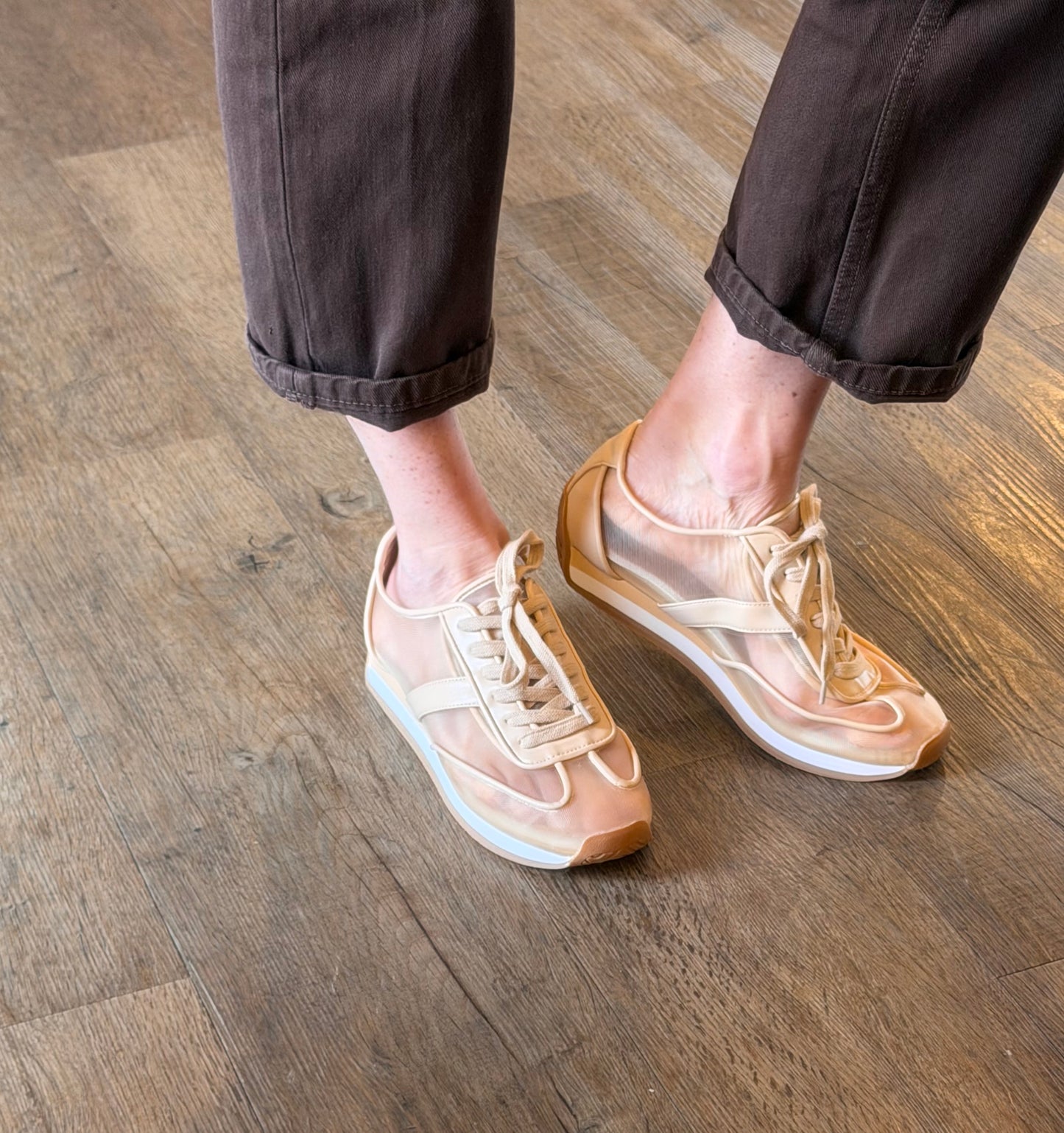 Flash Sneaker in nude by Matisse