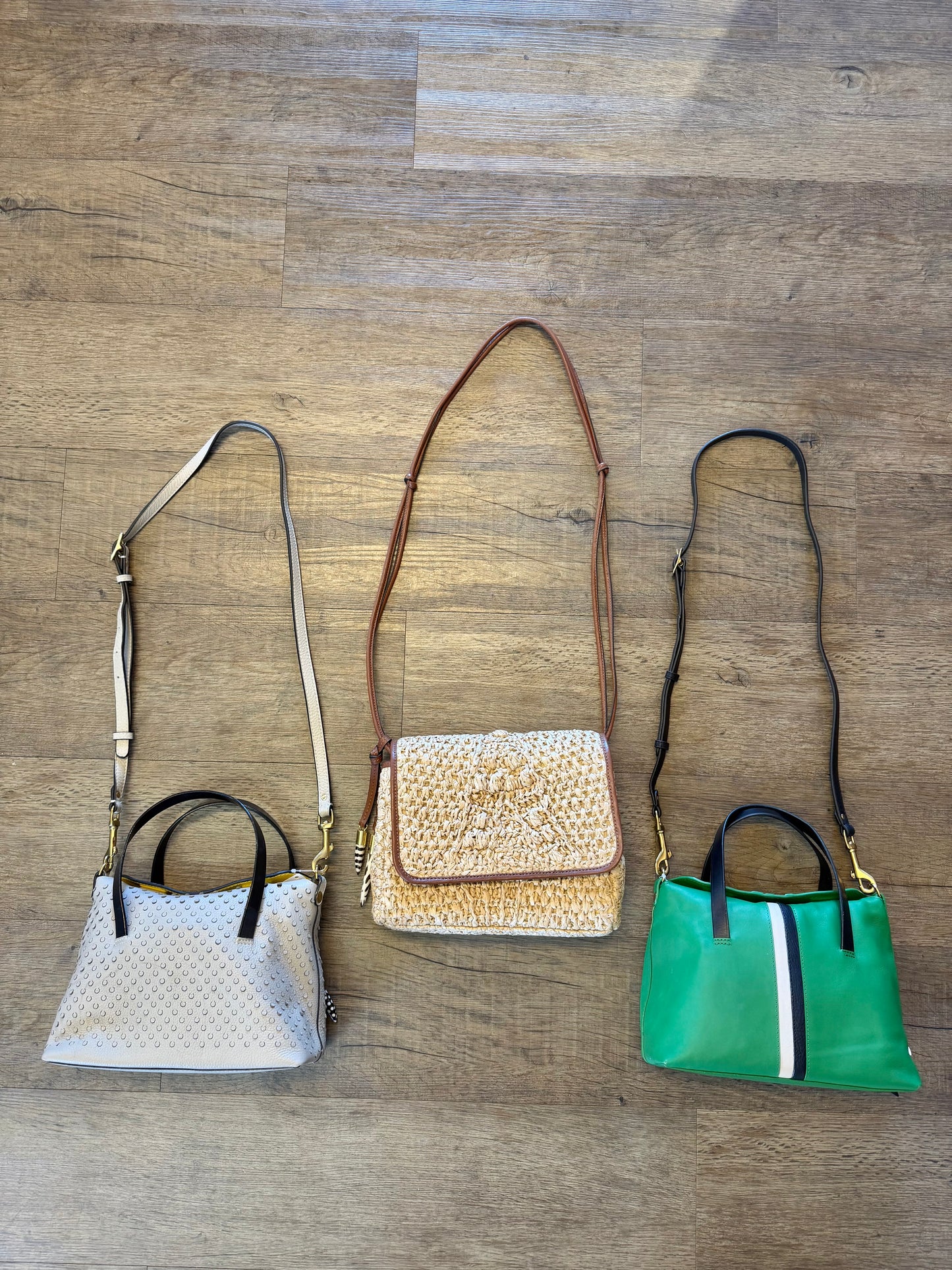 Savannah Shoulder Bag Aran Raffia in natural brown by Kempton