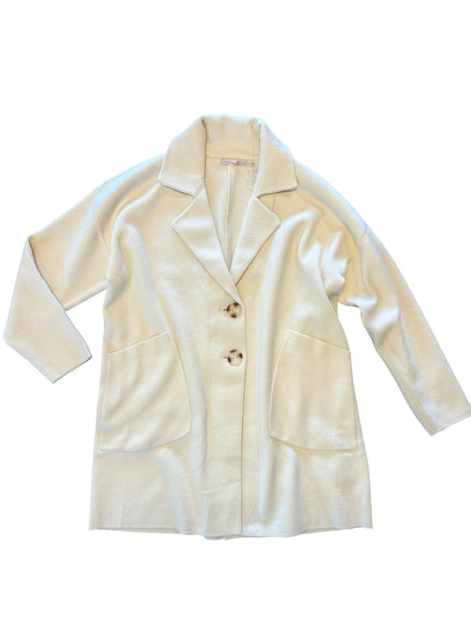 Cardigan Long Jacket in biscuit by Esqualo