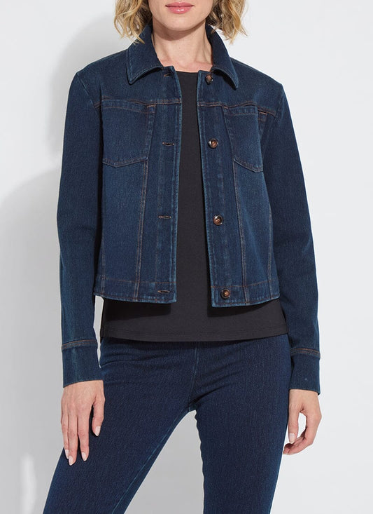 Classic Denim Jacket in indigo by Lysse