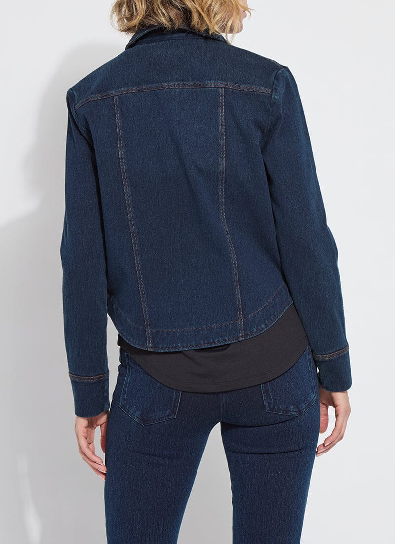 Classic Denim Jacket in indigo by Lysse