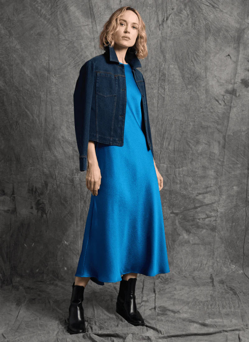 Classic Denim Jacket in indigo by Lysse