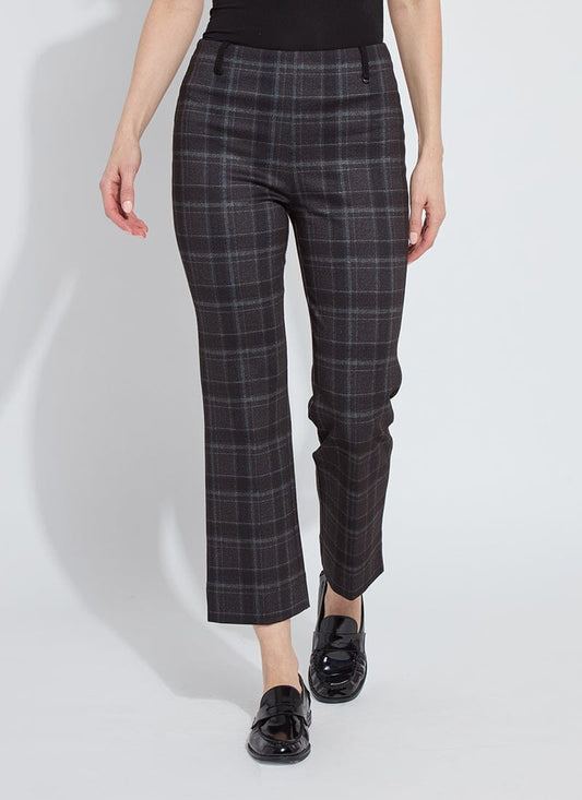 Baby Boot Ankle Pant in bristol plaid by Lysse