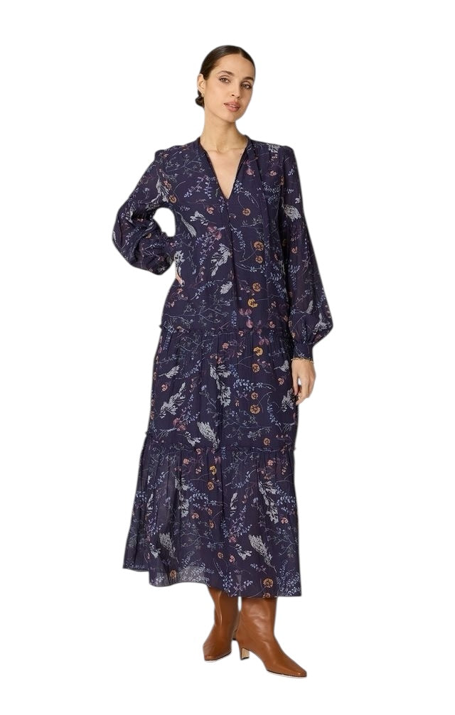 Sunny Ankle Dress in viviana print by Cleobella