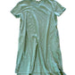 Short Sleeve Open Crew T-shirt Dress in mint moss by Mododoc