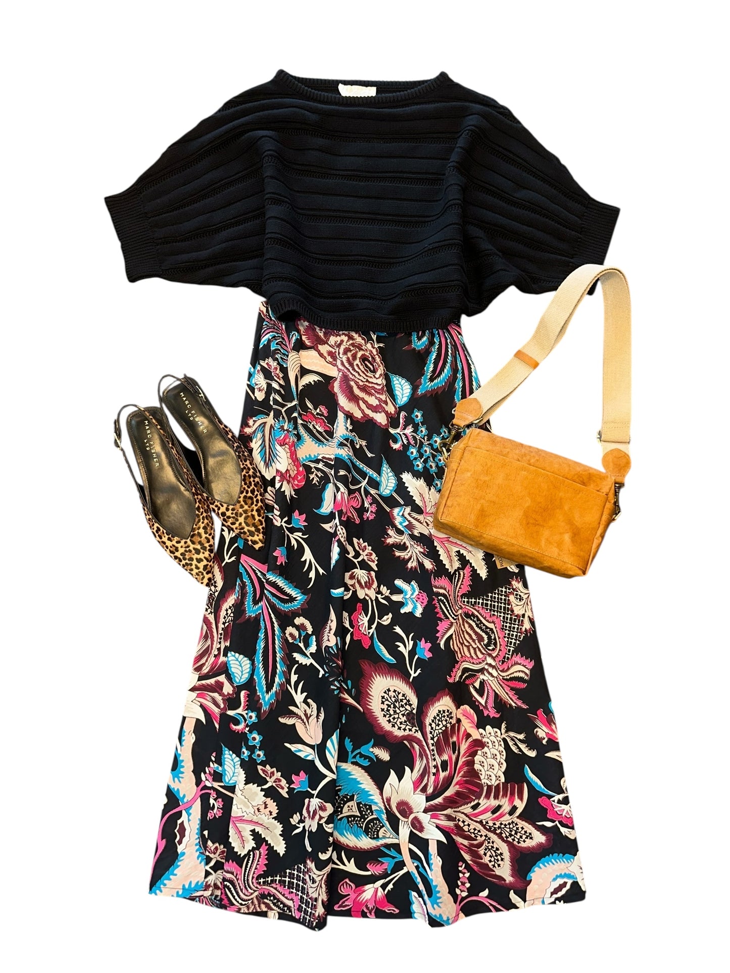 Nori Skirt in sophie floral print by Fitzroy & Willa