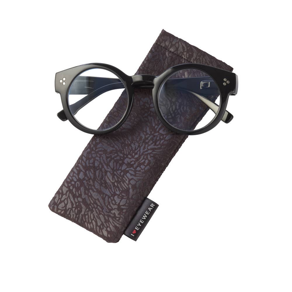 York Reading Glasses: Black / +2.50