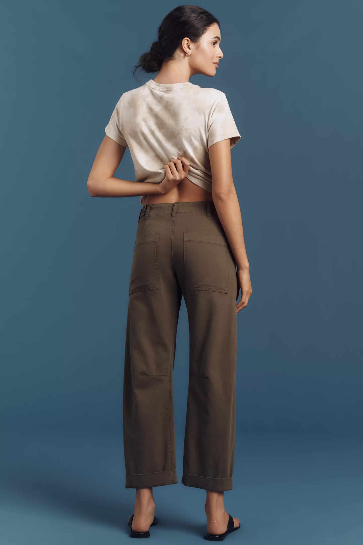 Tori Utility Pant in sequoia by Pistola