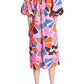 Leslie Printed Midi Dress in multi by Corey Lynn Calter