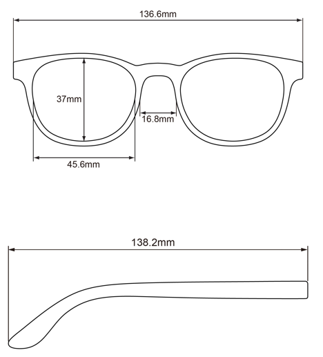 Devin Reading Glasses: Grey / +1.75