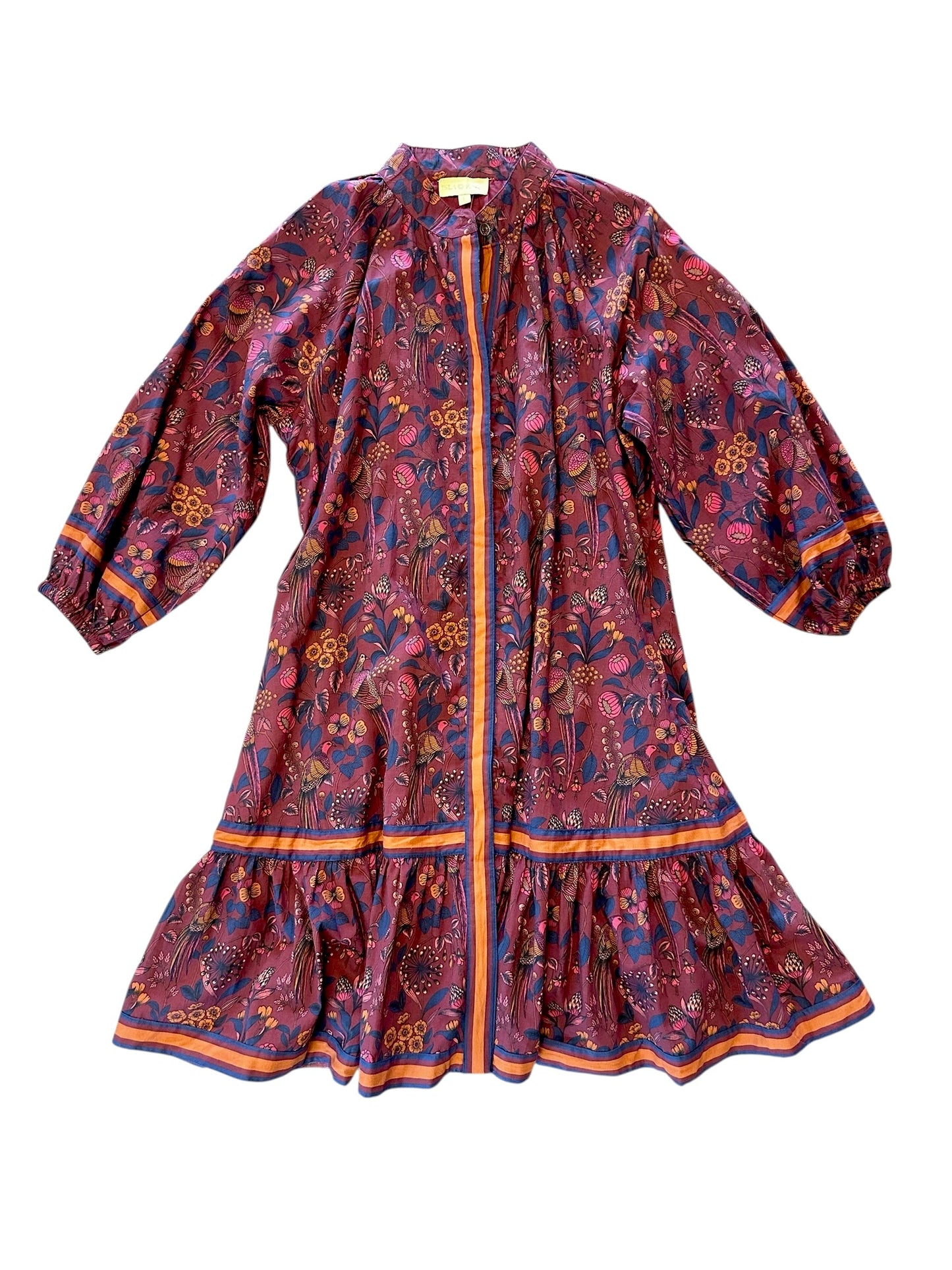 Malta Mini Dresses in partidge wine by Isla Payal