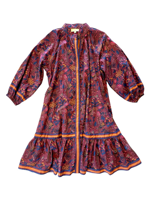 Malta Mini Dresses in partidge wine by Isla Payal