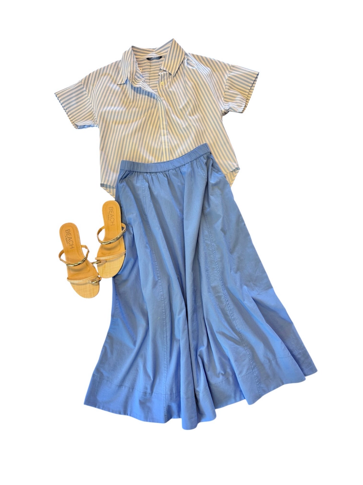 Voile Circle Skirt in ultramarine by Lilla P