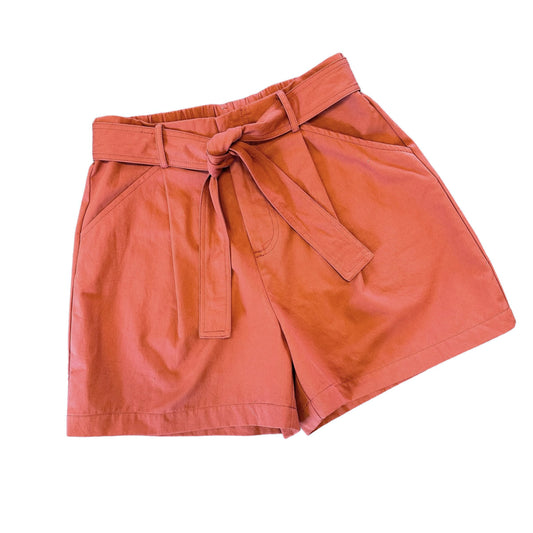 Belted Shorts in brick by See U Soon