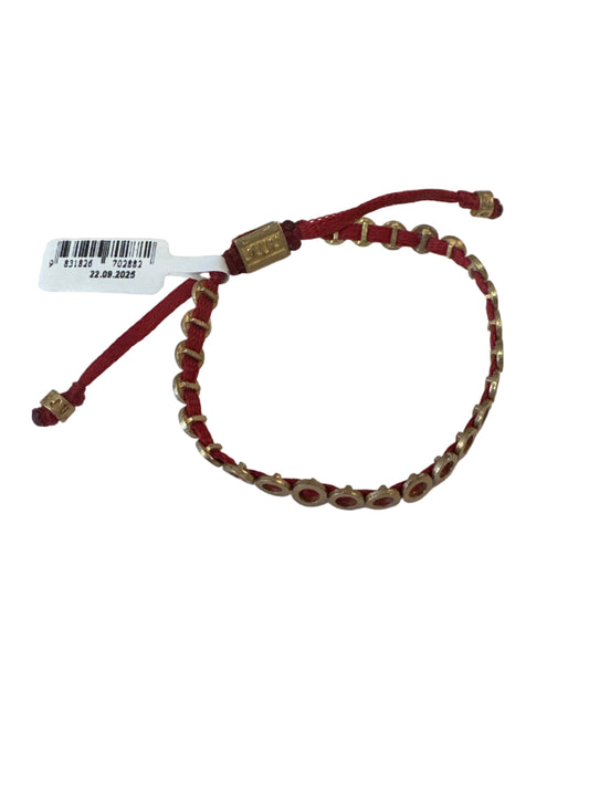 Mini Circle Bracelet in red by JUJU