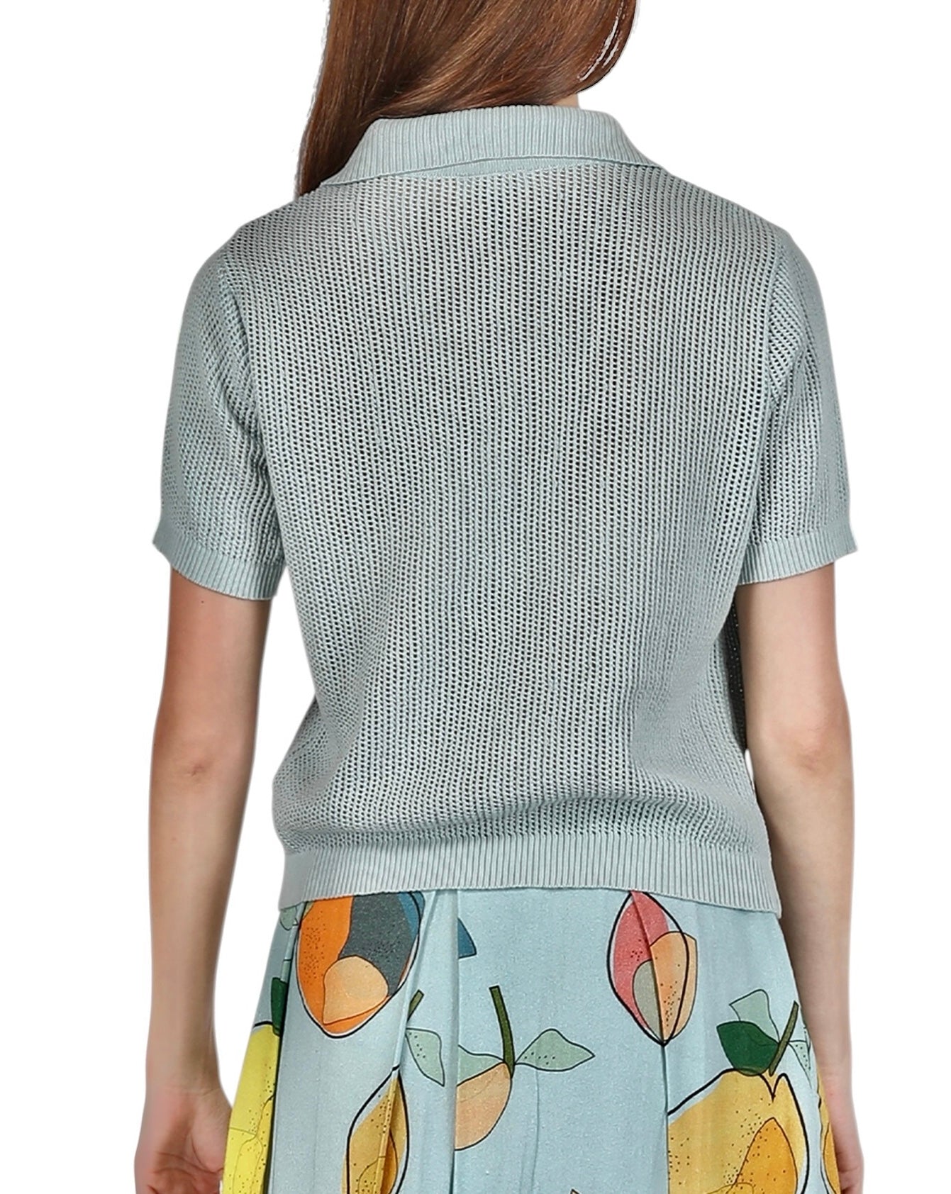 Fiore Knitted Top in strawberry ice by Conditions Apply