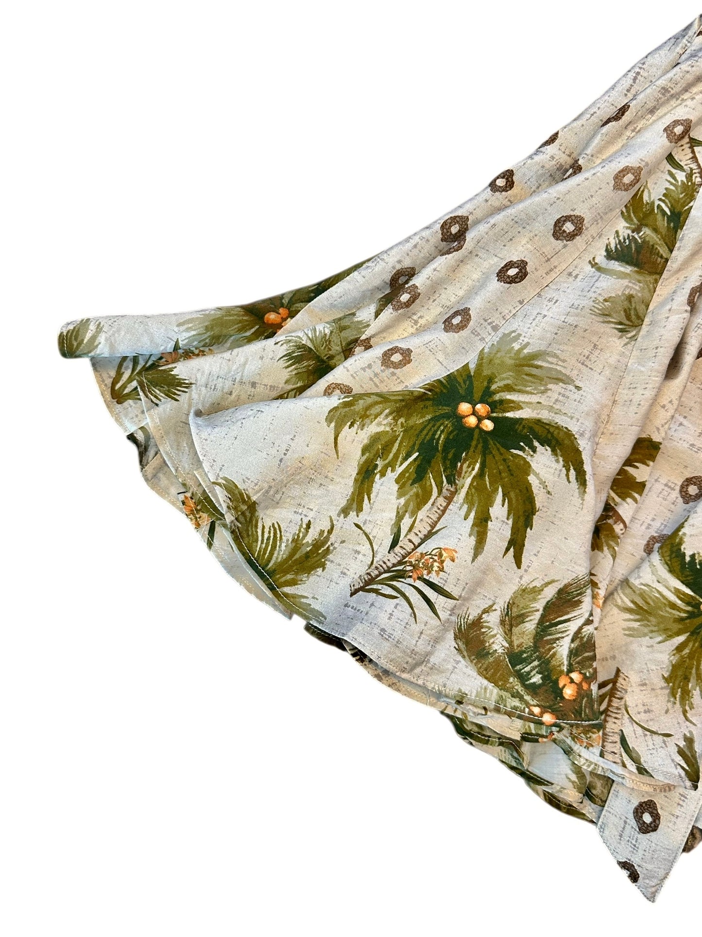 Printed Swing Dress with Coordinating Sash in sand by Current Air