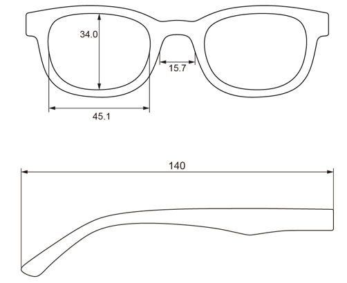 Sterling Reading Glasses: Red / +2.5