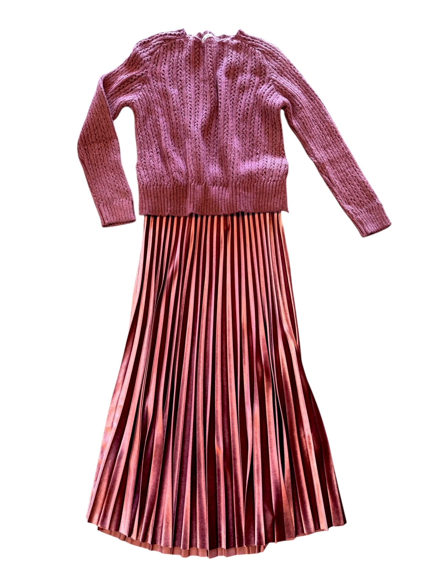 Velvet Pleat Skirt in phard by B-YU