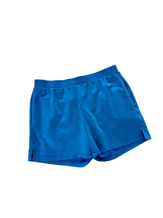 Notch Hem Shorts in blue cruise by Mododoc