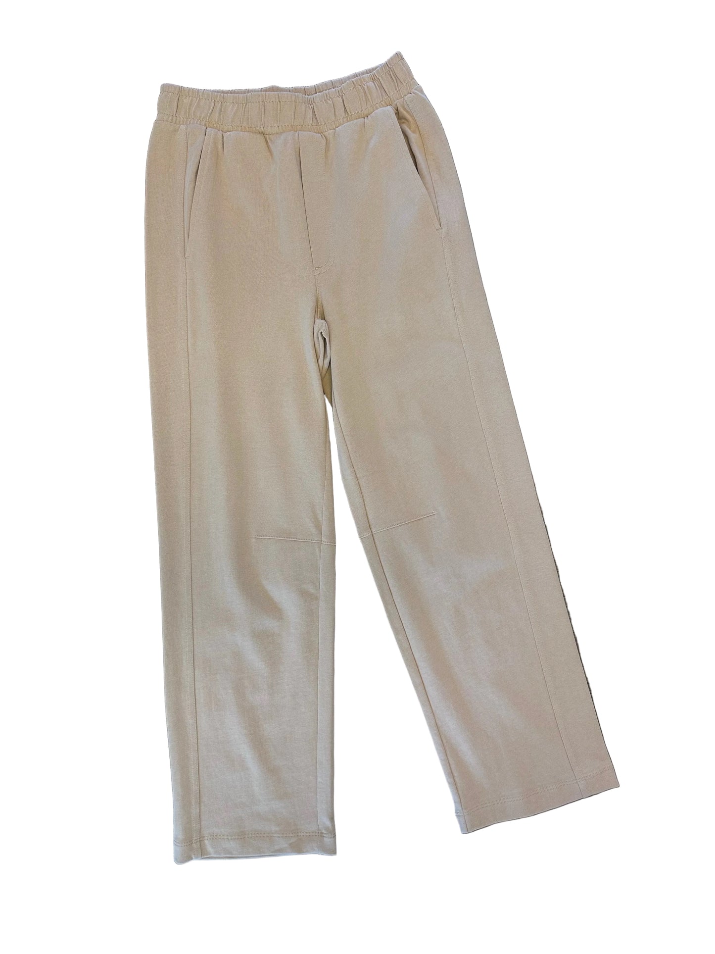 Side Panel Straight Leg Pant in burlap by Lilla P