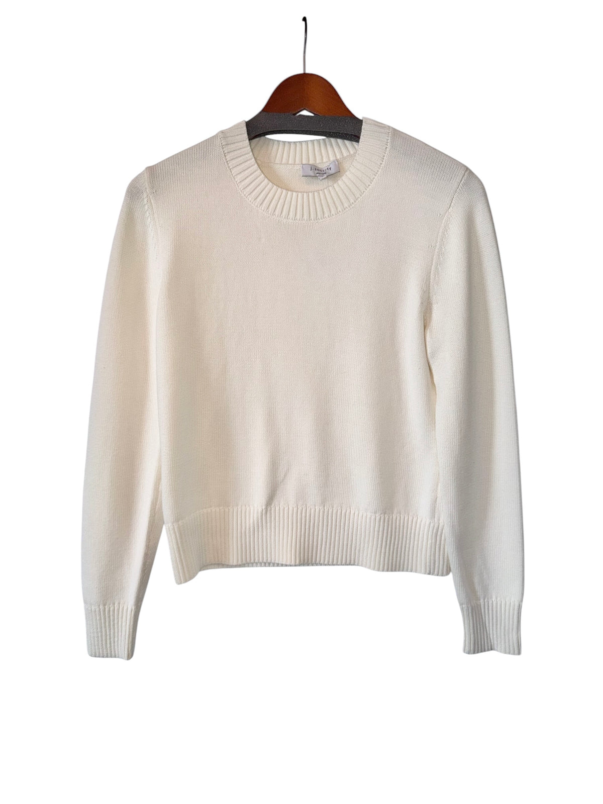 Solid Crew Sweater in milk by J.Society