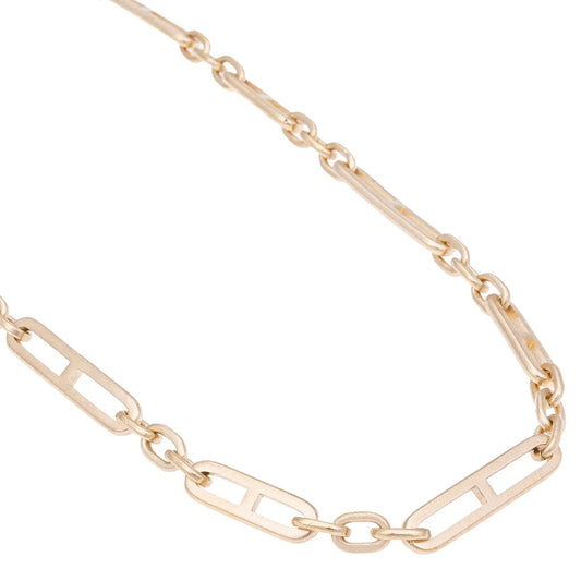 Mix Chain Necklace in bronze by JUJU