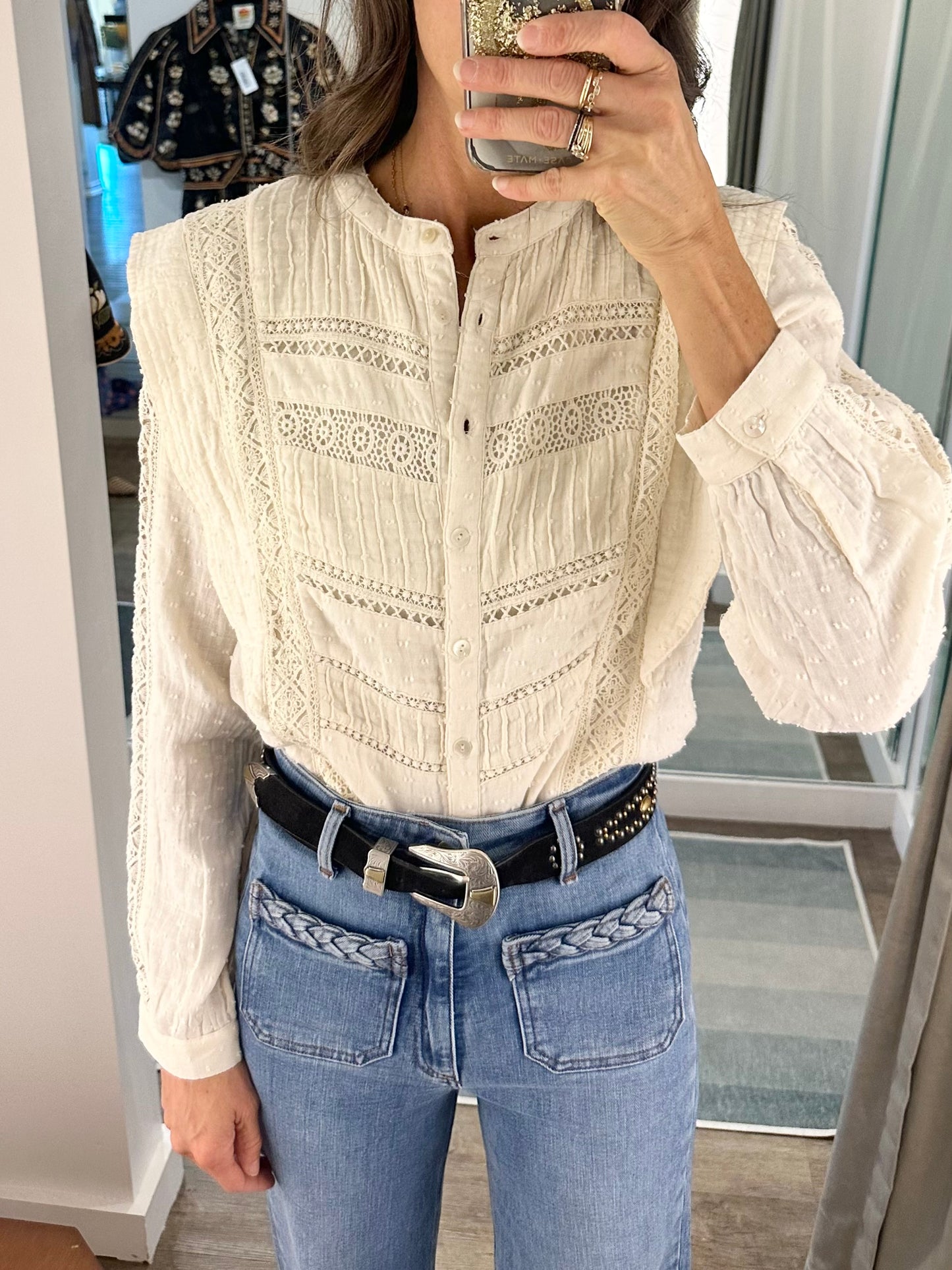 Bandido Pancho Belt in onix by Maison Hotel