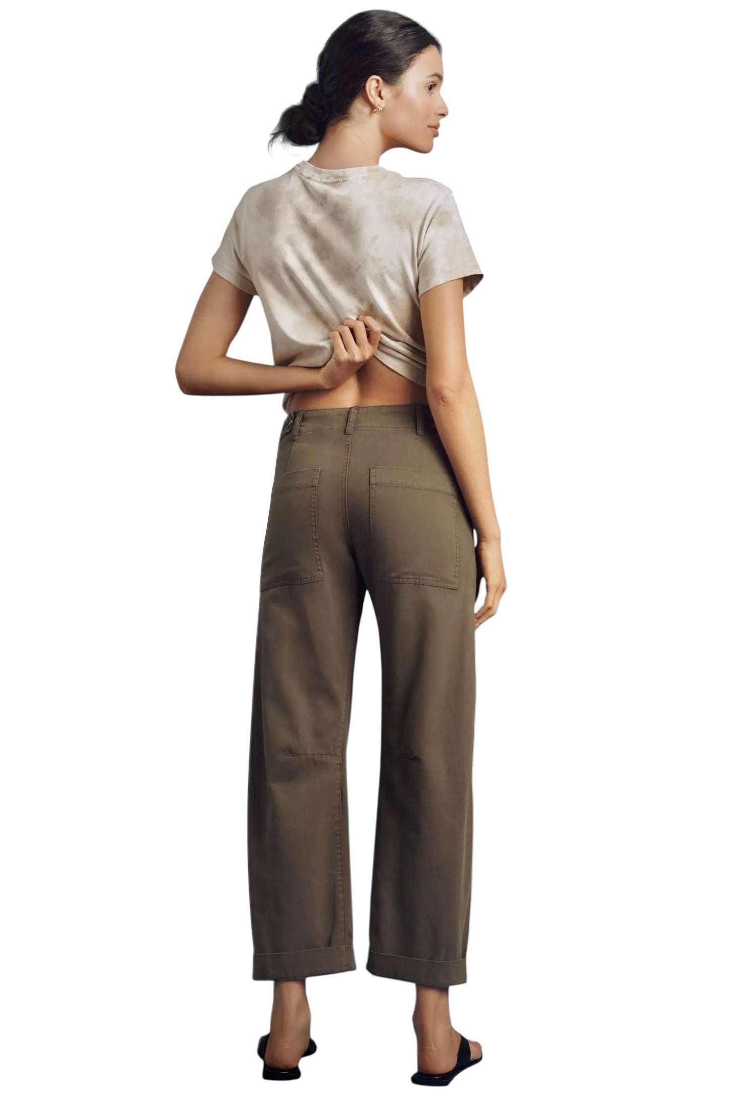 Tori Utility Pant in sequoia by Pistola