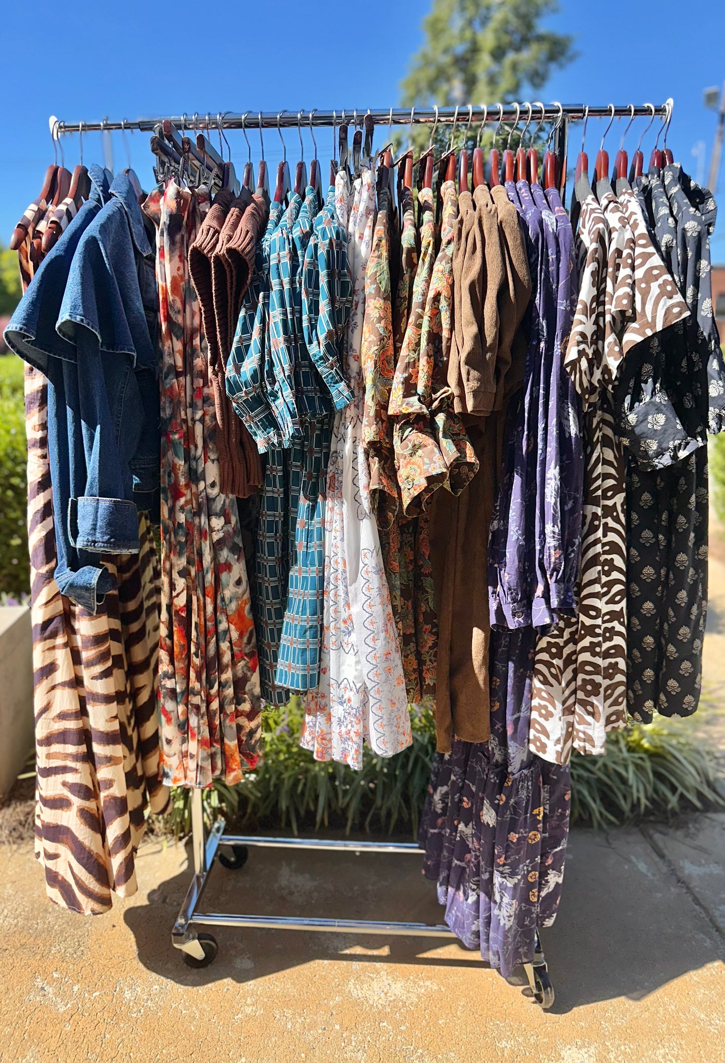 Nadia Mini Dress in santo stripe print by Cleobella