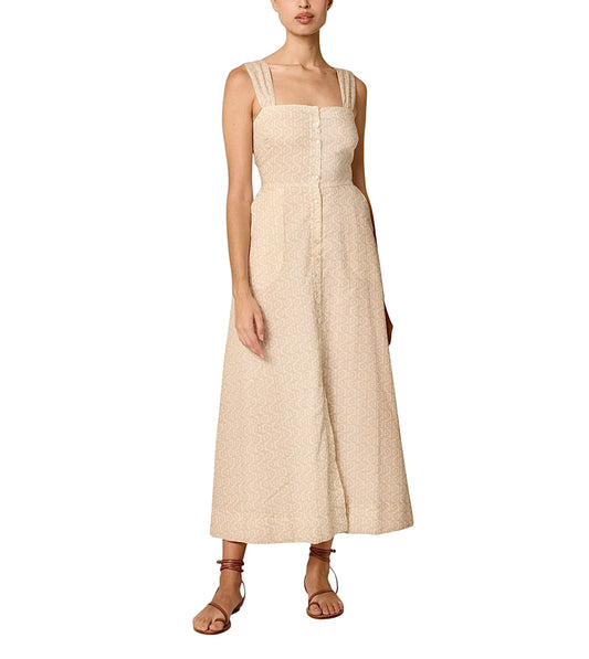 Amada Ankle Dress in Rialto Print by Cleobella