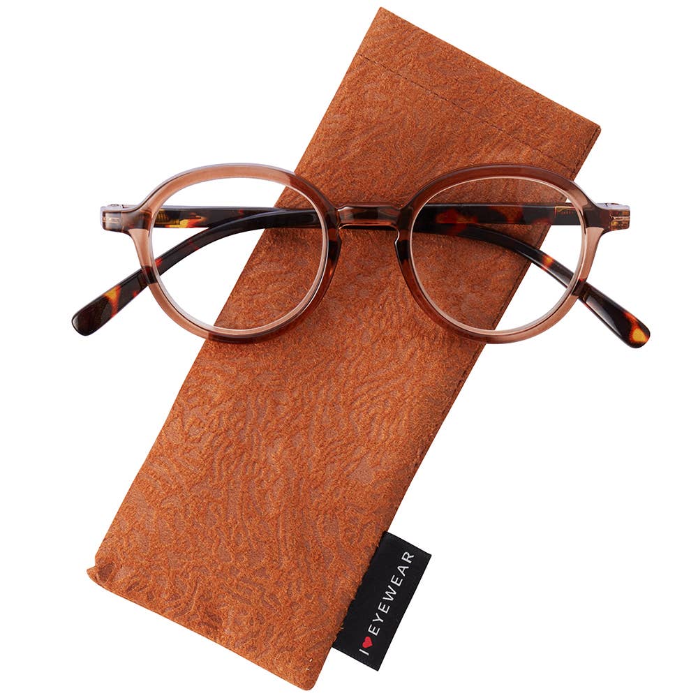 Chai Reading Glasses: Brown/Tortoise / +1.50