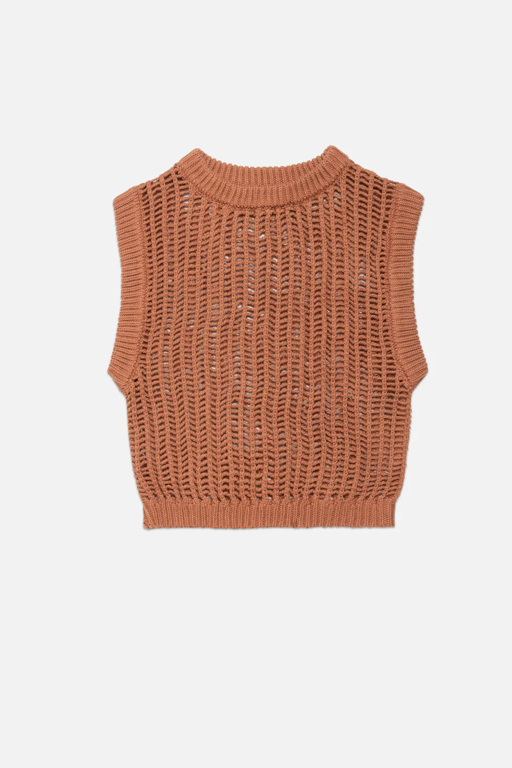 Boetti Knit Vest in bronze by Deluc