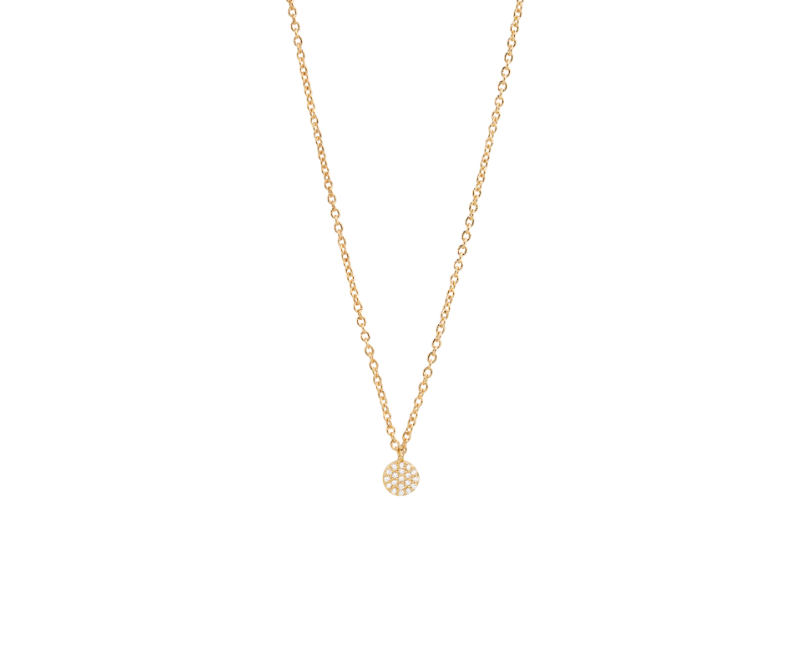 Essential Round Necklace in gold by Secretbox