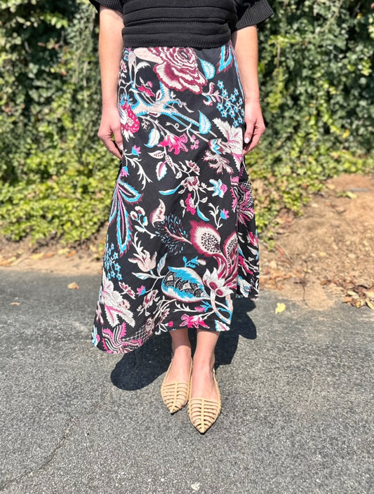 Nori Skirt in sophie floral print by Fitzroy & Willa