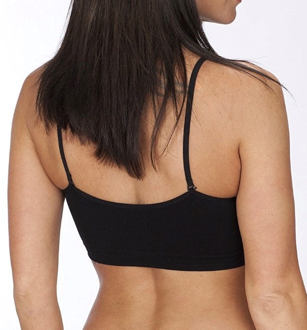 Seamless T shirt bra in black by Joy Bra