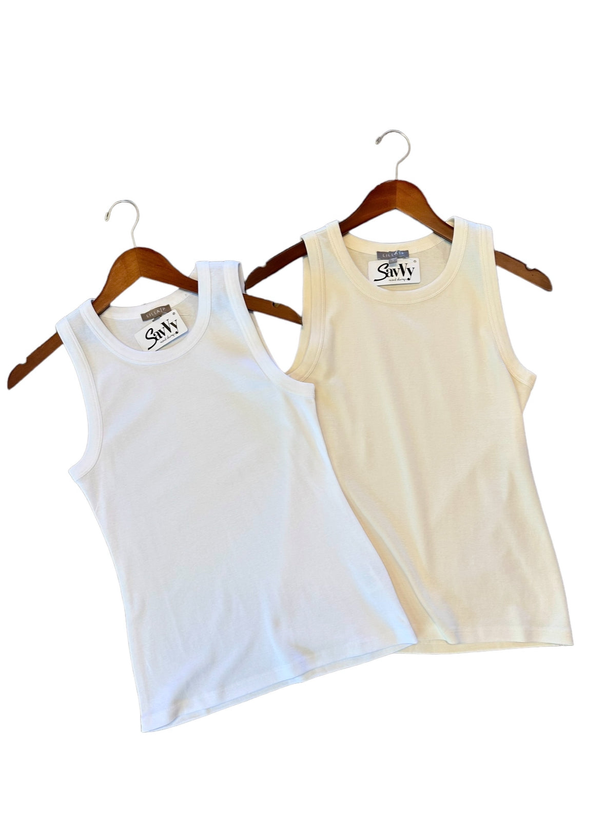 Jewel Tank in white by Lilla P