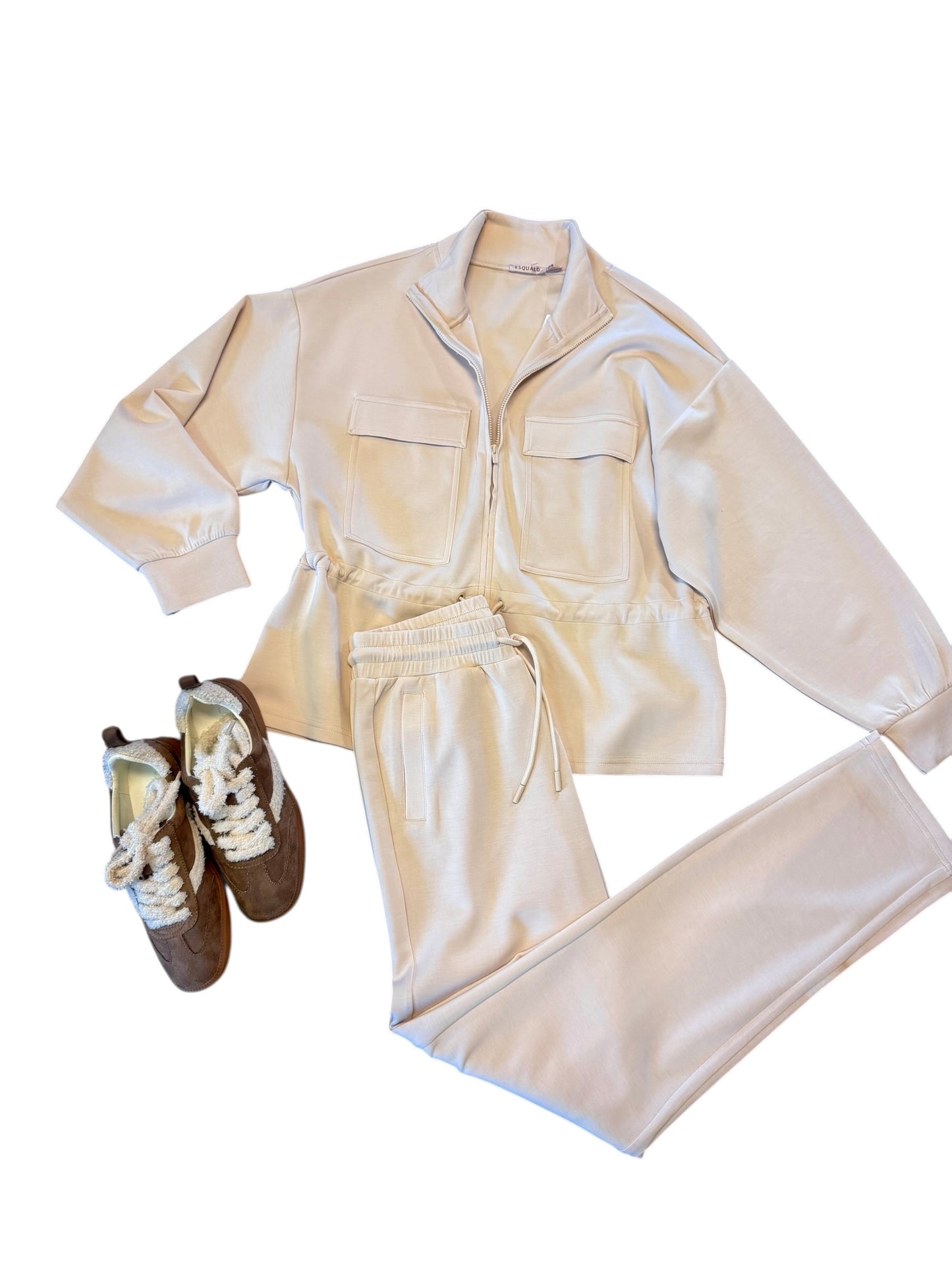 Modal Jacket in natural by Esqualo