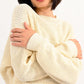 Long Sleeve Sweater in off white by Molly Bracken