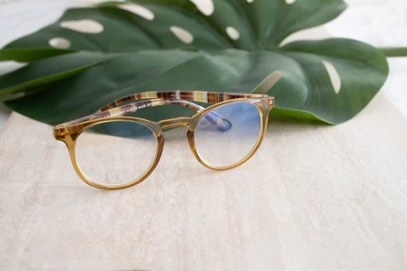 Arlo Reading Glasses: Honey / +1.50