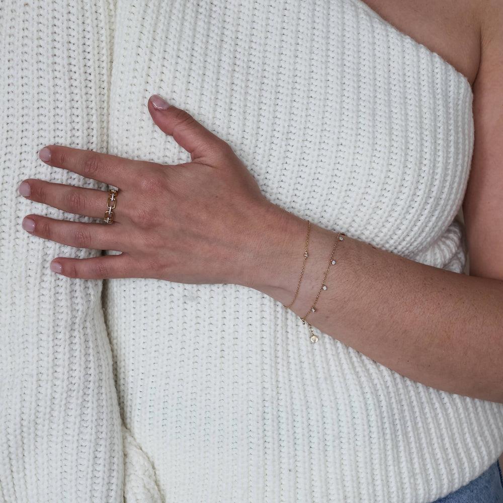 Simply Chic Chain Bracelet in gold by Ella Stein