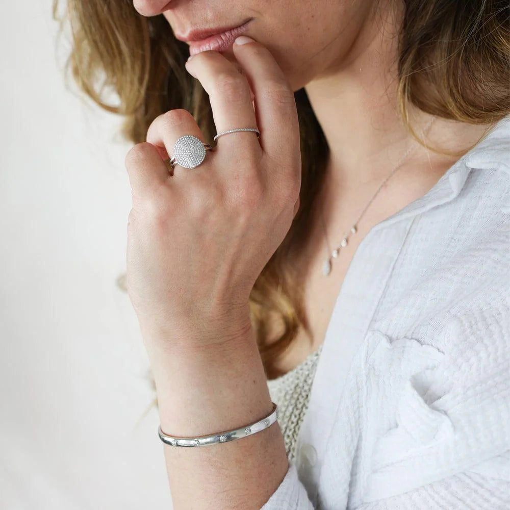 Lucky 7 Cuff Bracelet in gold by Ella Stein
